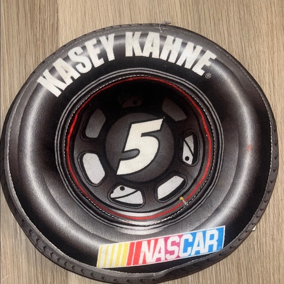 Kasey Kahne NASCAR Tire Cushion - Black with Multicolor Accents - Picture 2 of 4